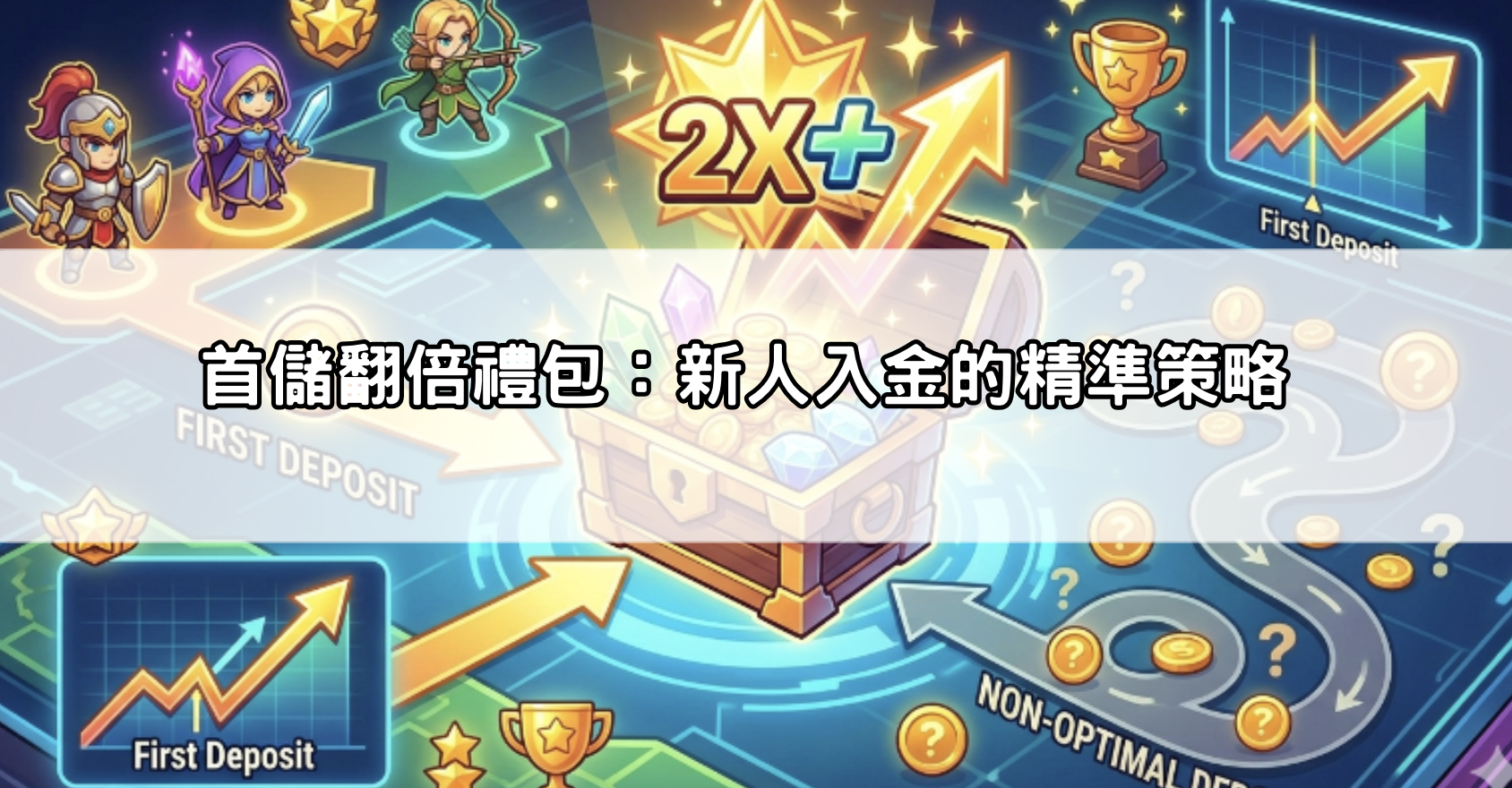 首儲翻倍禮包：新人入金的精準策略