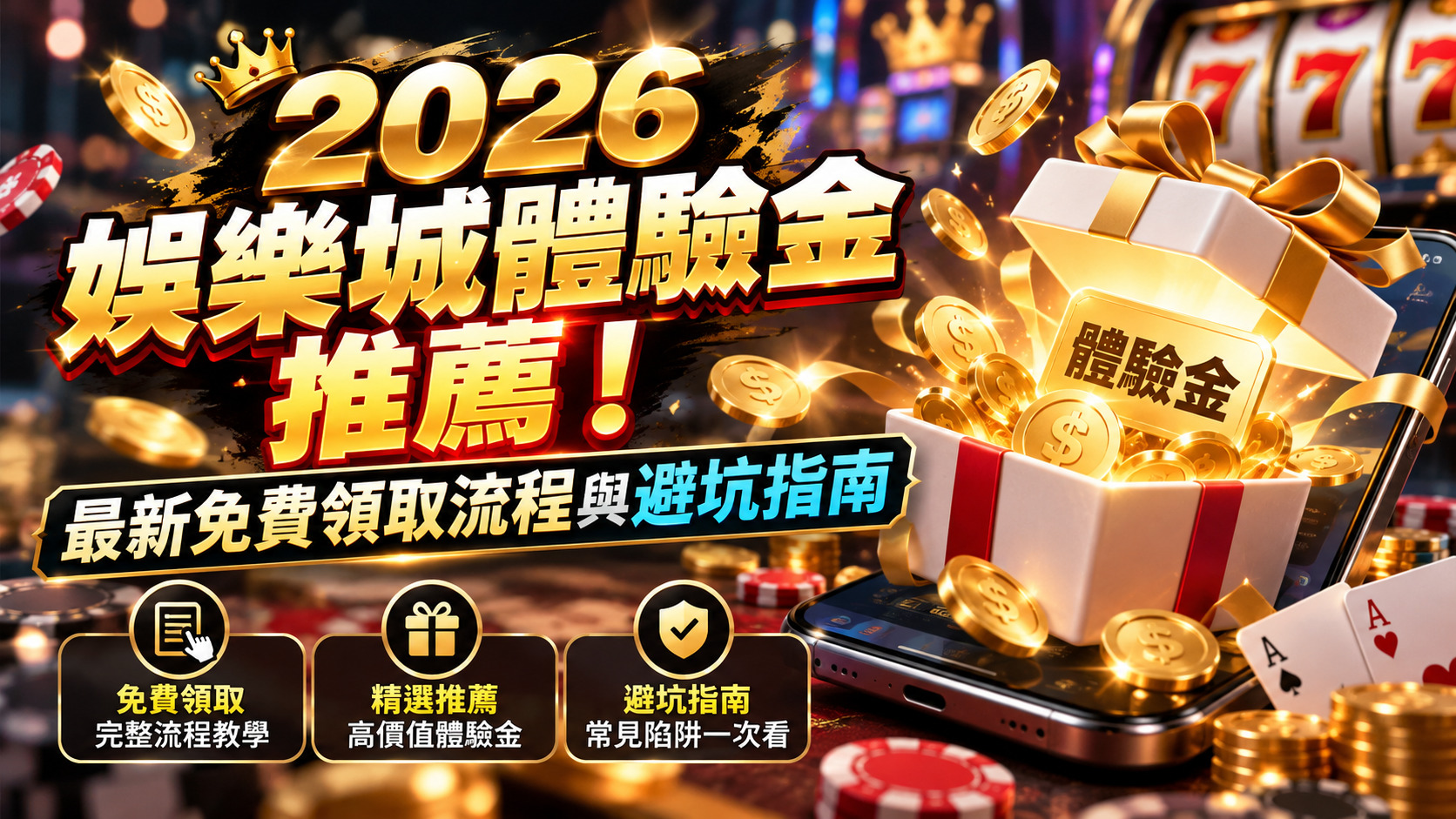 2026娛樂城體驗金推薦！最新免費領取流程與避坑指南
