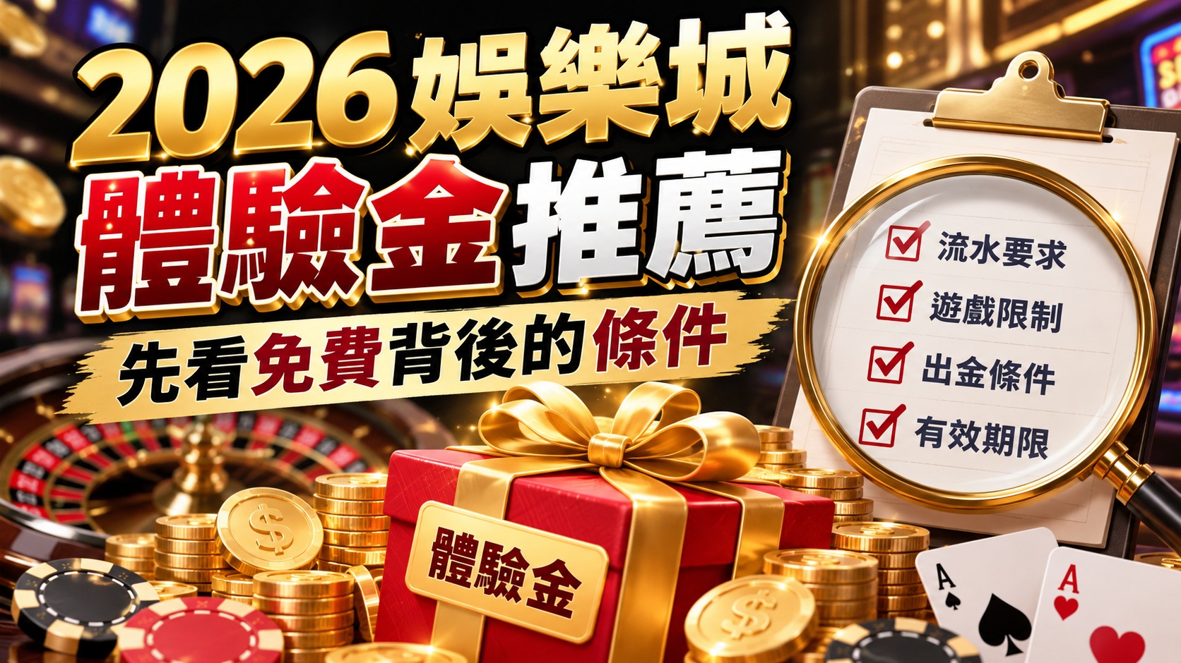 2026娛樂城體驗金推薦,先看免費背後的條件
