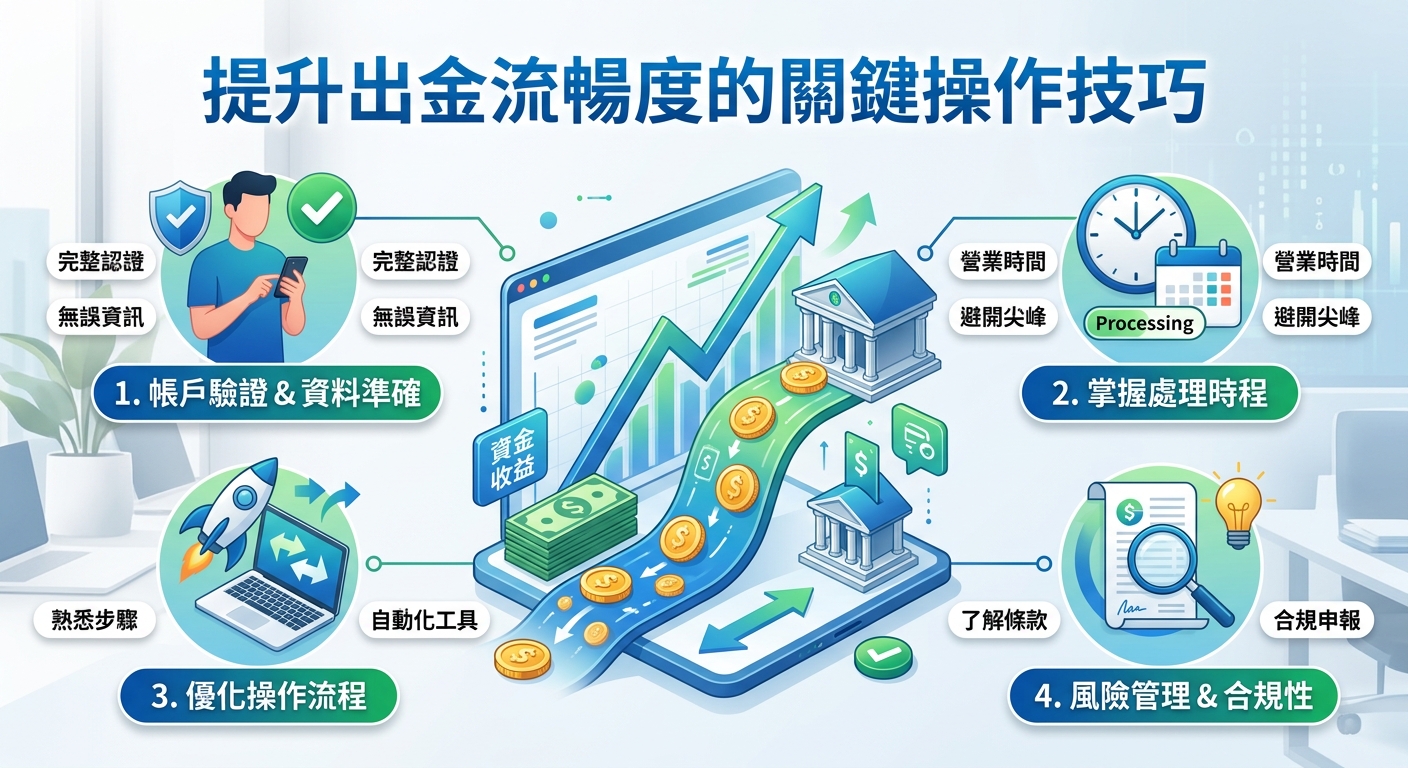 提升出金流暢度的關鍵操作技巧